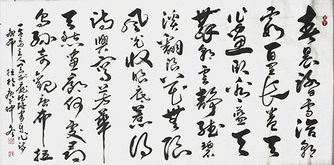 筆墨傳經典 功勛耀中華——中國當代極具創作力的新文藝書法名家龐德強